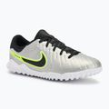 Nike Tiempo Legend 10 Academy TF children's football boots metallic silver/volt/black
