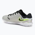 Nike Tiempo Legend 10 Academy TF children's football boots metallic silver/volt/black 3