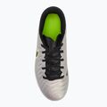 Nike Tiempo Legend 10 Academy TF children's football boots metallic silver/volt/black 5