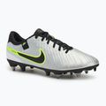 Men's football boots Nike Tiempo Legend 10 Academy SG-Pro silver/volt/black