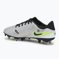Men's football boots Nike Tiempo Legend 10 Academy SG-Pro silver/volt/black 3