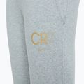 Nike CR7 Club Fleece children's trousers light smoke grey / heather / metallic gold 4