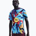 Men's football T-shirt Nike FC Barcelona Academy Pro SE Pre-Match university blue/opti yellow