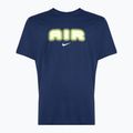 Men's Nike Air Graphic midnight navy/volt T-shirt