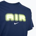 Men's Nike Air Graphic midnight navy/volt T-shirt 3