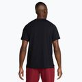 Men's Nike Court Dri-Fit Advantage tennis shirt black / white 3
