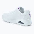 SKECHERS women's shoes JGoldcrown Uno Spread The Love white/light purple 3
