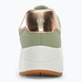 SKECHERS Uno Shimmer Away sage/rose gold/mesh women's shoes 8