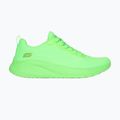 Women's SKECHERS Bobs Squad Chaos Cool Rythms lime shoes 9