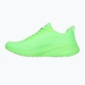 Women's SKECHERS Bobs Squad Chaos Cool Rythms lime shoes 10