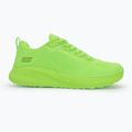 Women's SKECHERS Bobs Squad Chaos Cool Rythms lime shoes 2