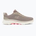 Women's SKECHERS Go Walk 7 Clear Path taupe/pink shoes 2