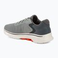 Men's shoes SKECHERS Go Walk 7 The Construct grey/white/orange 3