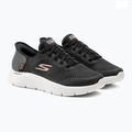 Men's SKECHERS Go Walk Flex New World black/white/orange shoes 4