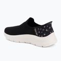 Women's shoes SKECHERS Go Walk Flex Sunset Rose black 3