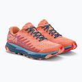 Women's running shoes HOKA Torrent 3 papaya/real teal 5