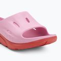 HOKA Ora Recovery Slide 3 peony/cerise children's flip-flops 7