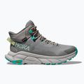 Men's hiking boots HOKA Trail Code GTX galactic grey/electric aqua 9