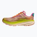 HOKA Clifton 9 fuchsia/vanilla children's running shoes 10