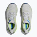 HOKA men's running shoes Clifton 9 Wide stardust/electric cobalt 8