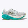 Women's running shoes HOKA Mach X 2 frost/electric aqua 8