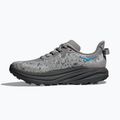 HOKA Speedgoat 6 galactic grey/hoka blue children's running shoes 3