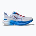 Women's running shoes HOKA Mach 6 white/virtual blue 9