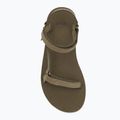 Women's Teva Original Universal Slim Lea burnt olive sandals 5