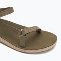 Women's Teva Original Universal Slim Lea burnt olive sandals 7