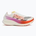 HOKA Rocket X 2 frost/lava running shoes 2