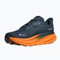 Men's running shoes HOKA 9 GTX stormy skies/orange zest 4