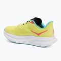 Men's running shoes HOKA Mach 6 yuzu/cielo blue 3