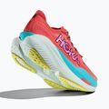 Women's running shoes HOKA Mach X 2 grapefruit/electric coral