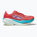 Women's running shoes HOKA Mach X 2 grapefruit/electric coral 10