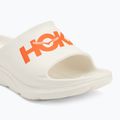 HOKA Ora Athletic Slide frost/lava flip-flops 7