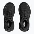 Women's running shoes HOKA Bondi 9 black/black 5