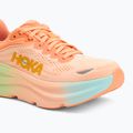 Women's running shoes HOKA Bondi 9 frost/pale tangerine 7