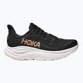 Women's running shoes HOKA Clifton 10 black/rose gold 8