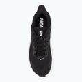 Women's running shoes HOKA Clifton 10 black/white 5
