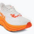 Women's running shoes HOKA Clifton 10 frost/orange zest 7