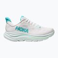Women's running shoes HOKA Clifton 10 white/cielo blue 2