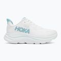Women's running shoes HOKA Clifton 10 white/cielo blue 2