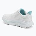 Women's running shoes HOKA Clifton 10 white/cielo blue 3