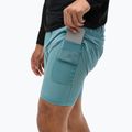 Men's running shorts HOKA Glide 7'' 2in1 nountain fog 5