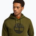 Men's Timberland Tree Logo Hoodie dark olive 4