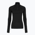 Women's thermal sweatshirt Smartwool Classic Thermal Merino Base Layer 1/4 Zip Boxed black
