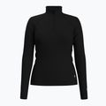 Women's thermal sweatshirt Smartwool Classic Thermal Merino Base Layer 1/4 Zip Boxed black