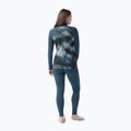 Women's Smartwool Classic Thermal Merino Base Layer 1/4 Zip Boxed sweatshirt twilight foggy pines 2