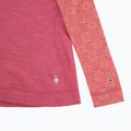Women's thermal sweatshirt Smartwool Classic Thermal Merino Base Layer 1/4 Zip Boxed garden pink digi snow 5