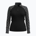 Women's thermal sweatshirt Smartwool Classic Thermal Merino Base Layer 1/4 Zip Boxed black digi snow 3